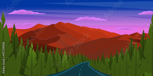 Mountains Background 


