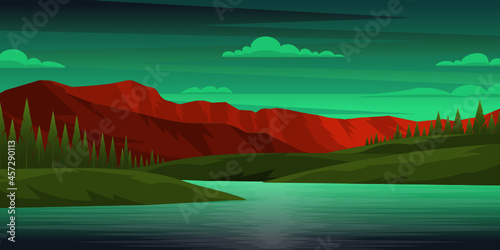 Mountains Background 

