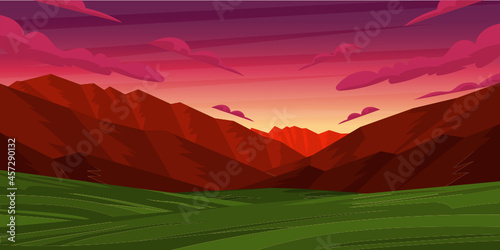 Mountains Background 

