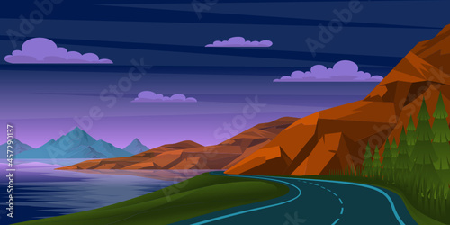 Mountains Background 

