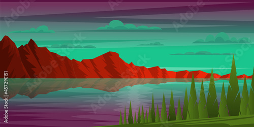 Mountains Background 

