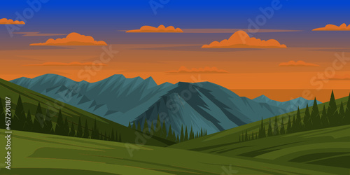 Mountains Background 

