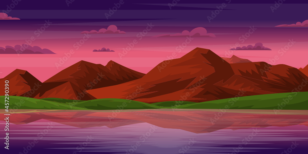 Mountains Background 

