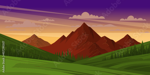 Mountains Background   