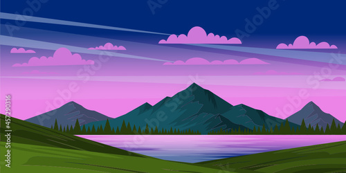 Mountains Background 

