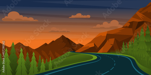 Mountains Background 

