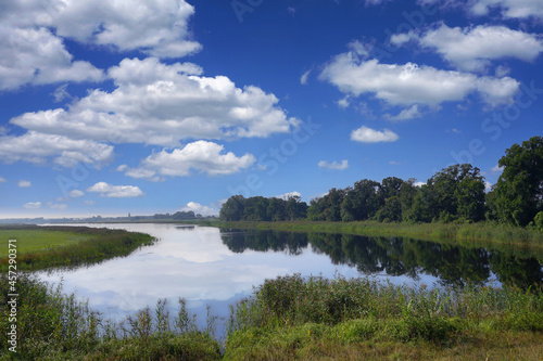 Blick auf die wunderschöne Naturlandschaft in Brandenburg