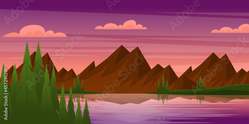 Mountains Background 

