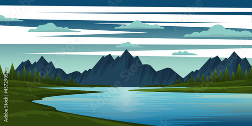 Mountains Background 

