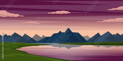 Mountains Background 

