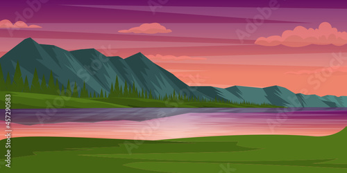 Mountains Background 

