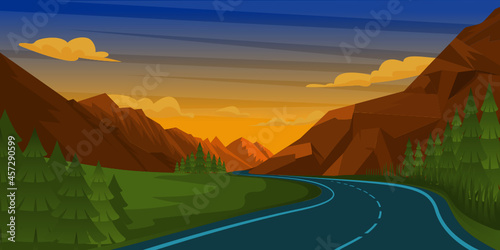Mountains Background 

