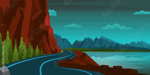 Mountains Background 

