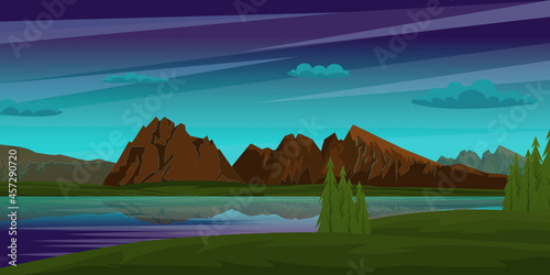 Mountains Background 

