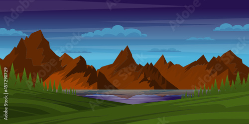Mountains Background 

