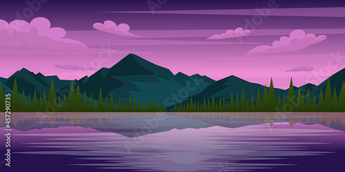 Mountains Background 

