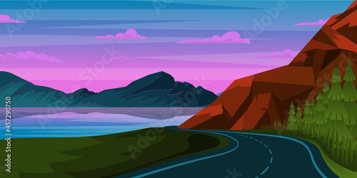 Mountains Background 

