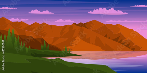 Mountains Background 

