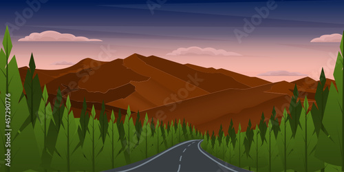 Mountains Background 

