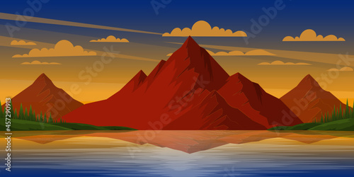 Mountains Background 


