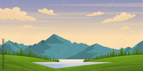 Mountains Background 

