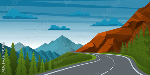 Mountains Background 

