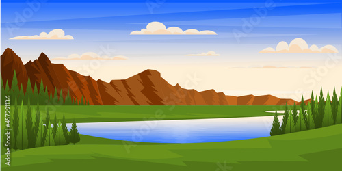 Mountains Background 

