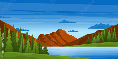 Mountains Background 


