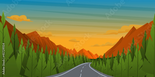 Mountains Background 

