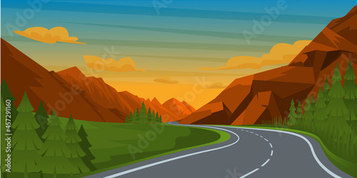 Mountains Background 

