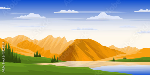 Mountains Background 

