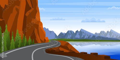 Mountains Background 

