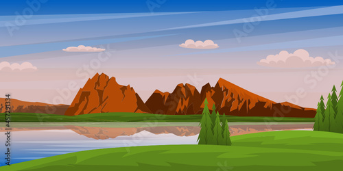 Mountains Background 

