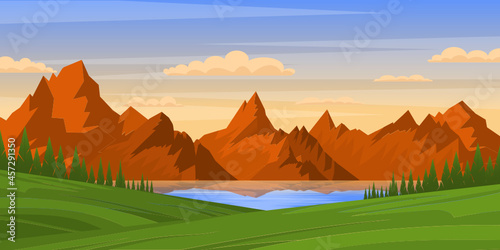 Mountains Background 

