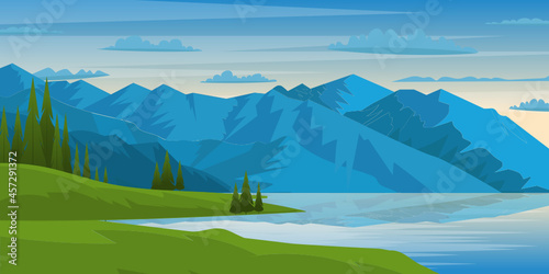 Mountains Background 

