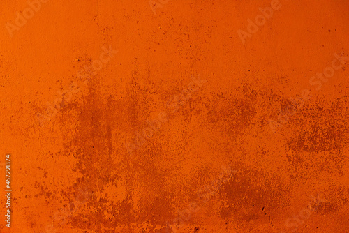 Fotografie, Obraz fond ou texture d'arrière plan abstrait orange, mur peint coloré