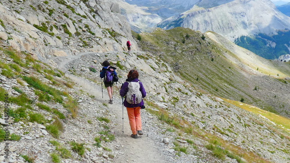 randonnée au col de la Cayolle, Alpes du sud