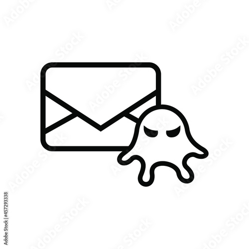 Mail virus icon