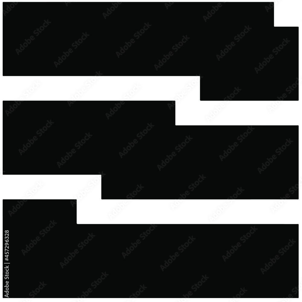 Seamless vector pattern in geometric ornamental style. Black pattern. Seamless vector pattern in geometric ornamental style. Black pattern.