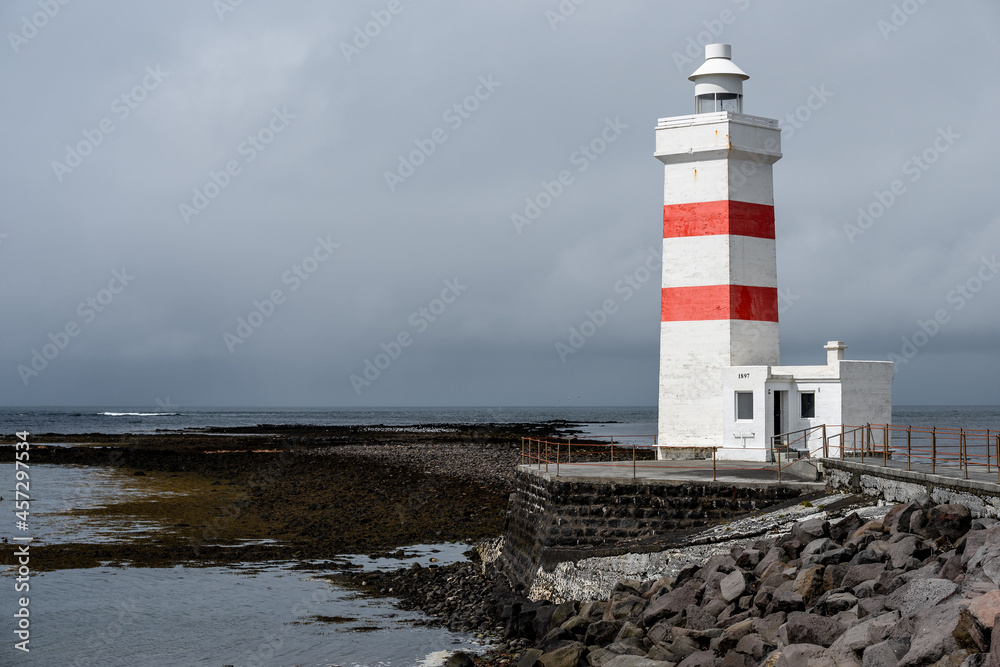 Garður Old Lighthouse in Iceland