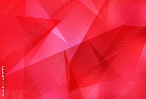 Light Red vector texture with triangular style.