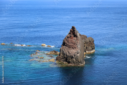 Rock on the ocean, Graciosa island, Azores