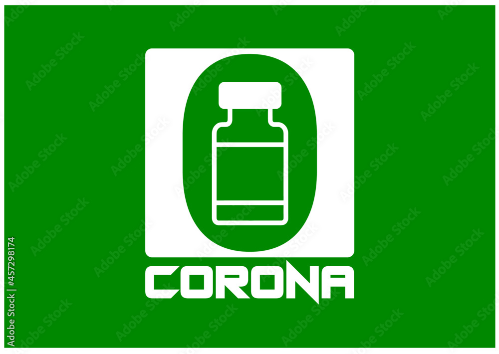 Corona Vaccine Logo And Icon Design Template Corona Vaccine Logo And Icon Design Template