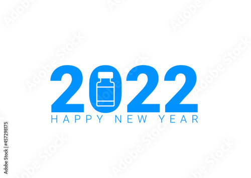 2022 Happy New Year Logo Design Template 3 © Md