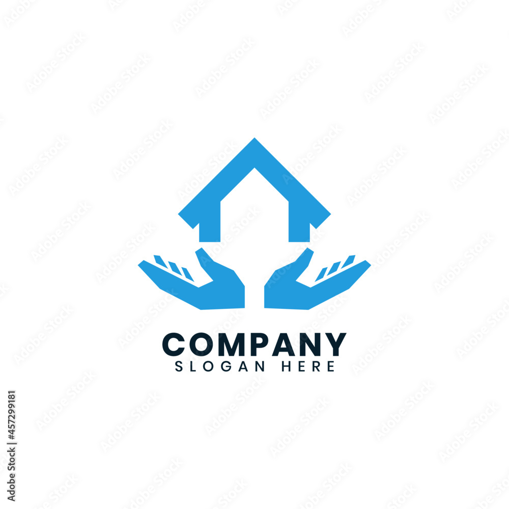 Charity logo design template vector Charity logo design template vector
