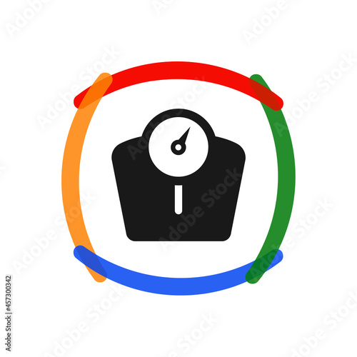 Weight Scale - Sticker