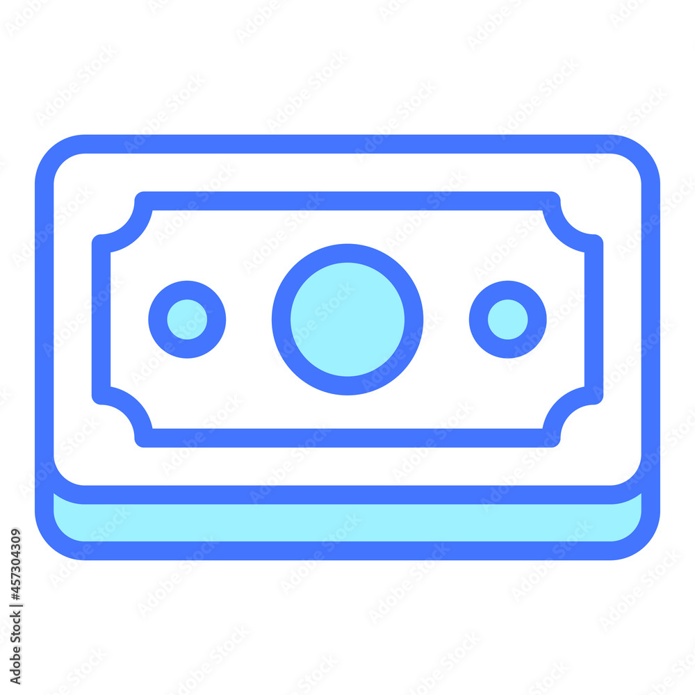 Money blue line icon, Black Friday glyph style store or market shopping commerce, shop sale icon design. Money blue line icon, Black Friday glyph style store or market shopping commerce, shop sale icon design.