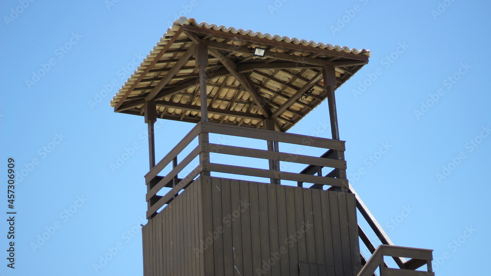 tower on a sky background tower on a sky background