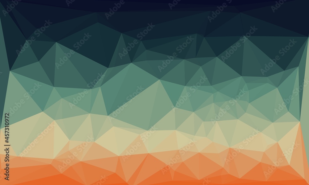 Fototapeta premium vibrant creative prismatic background with polygonal pattern