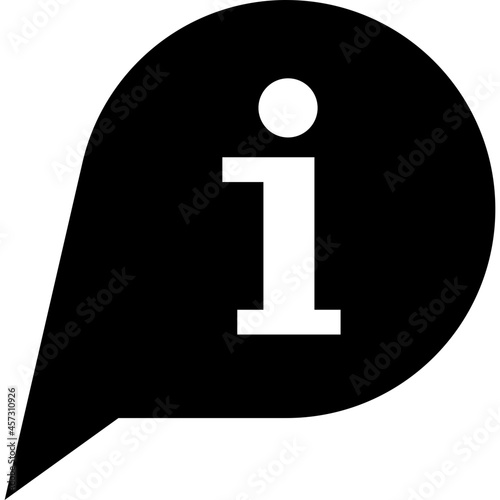 info icon on white background